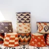 Hand Woven Flexible Baskets Set of 3