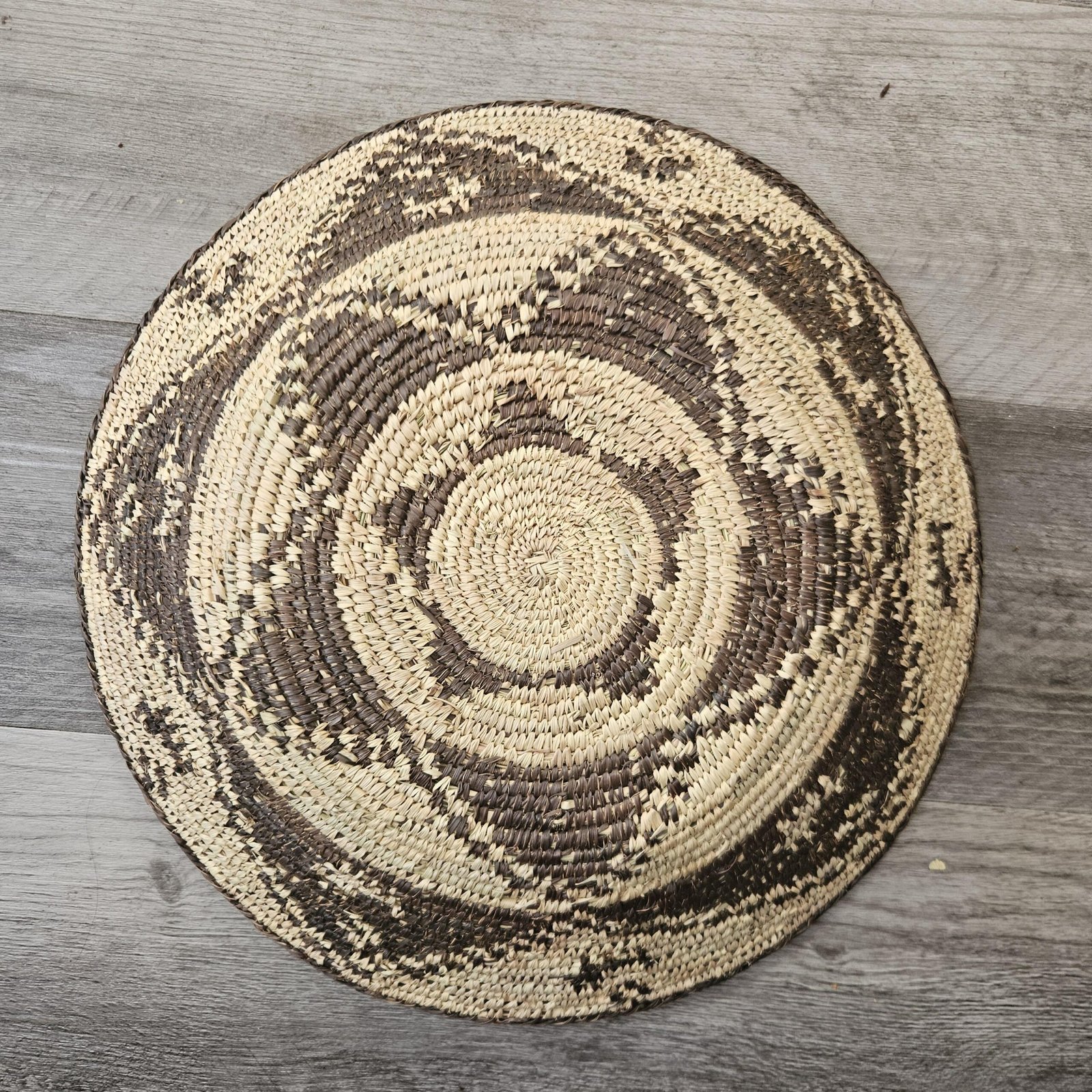 Southwestern Boho Hand Woven Dream Basket | Tribal-Inspired Wall Decor, 13.5–14 Inch - Image 4