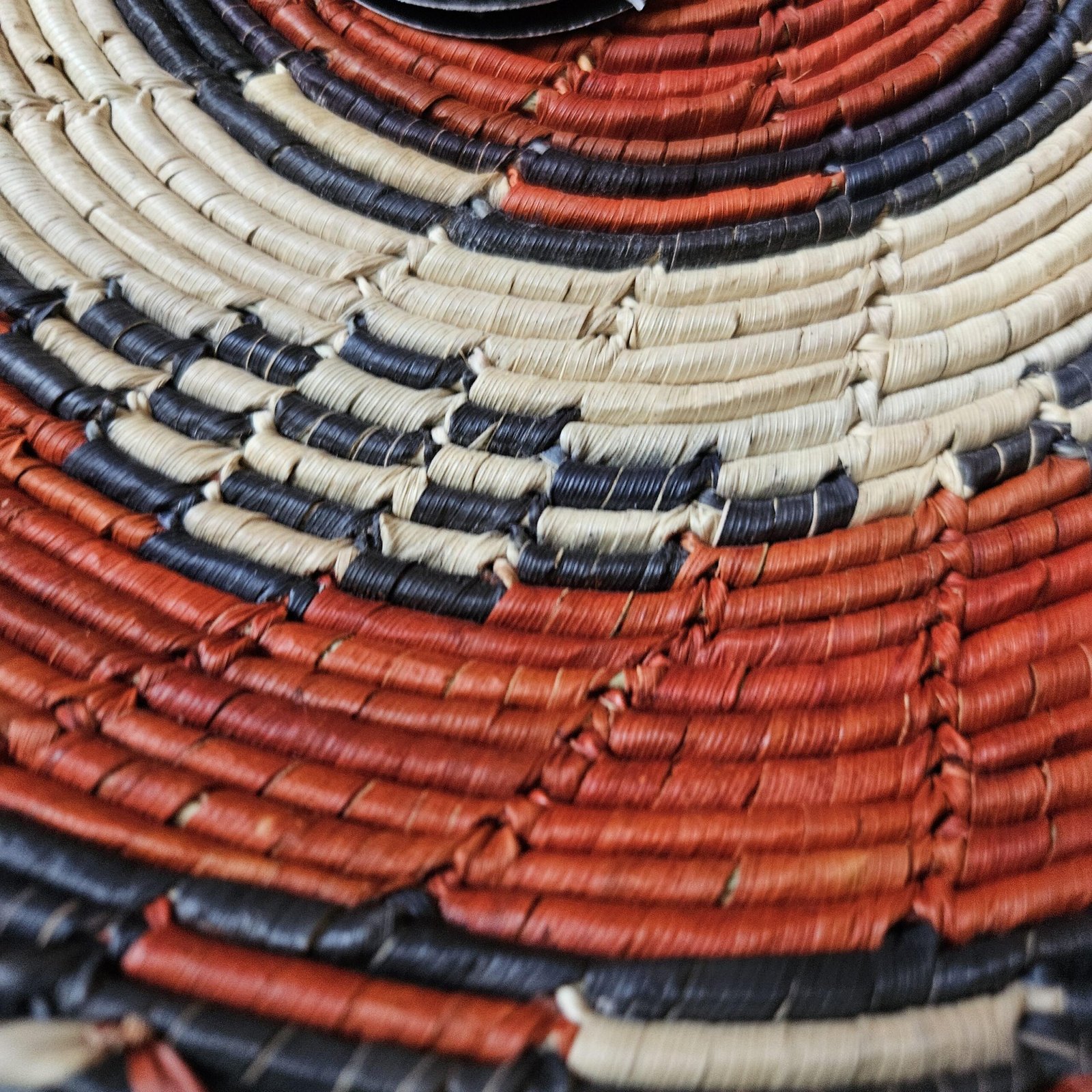 Handwoven Wicker Basket | Boho Table Centerpiece, Wall Decor - Image 4