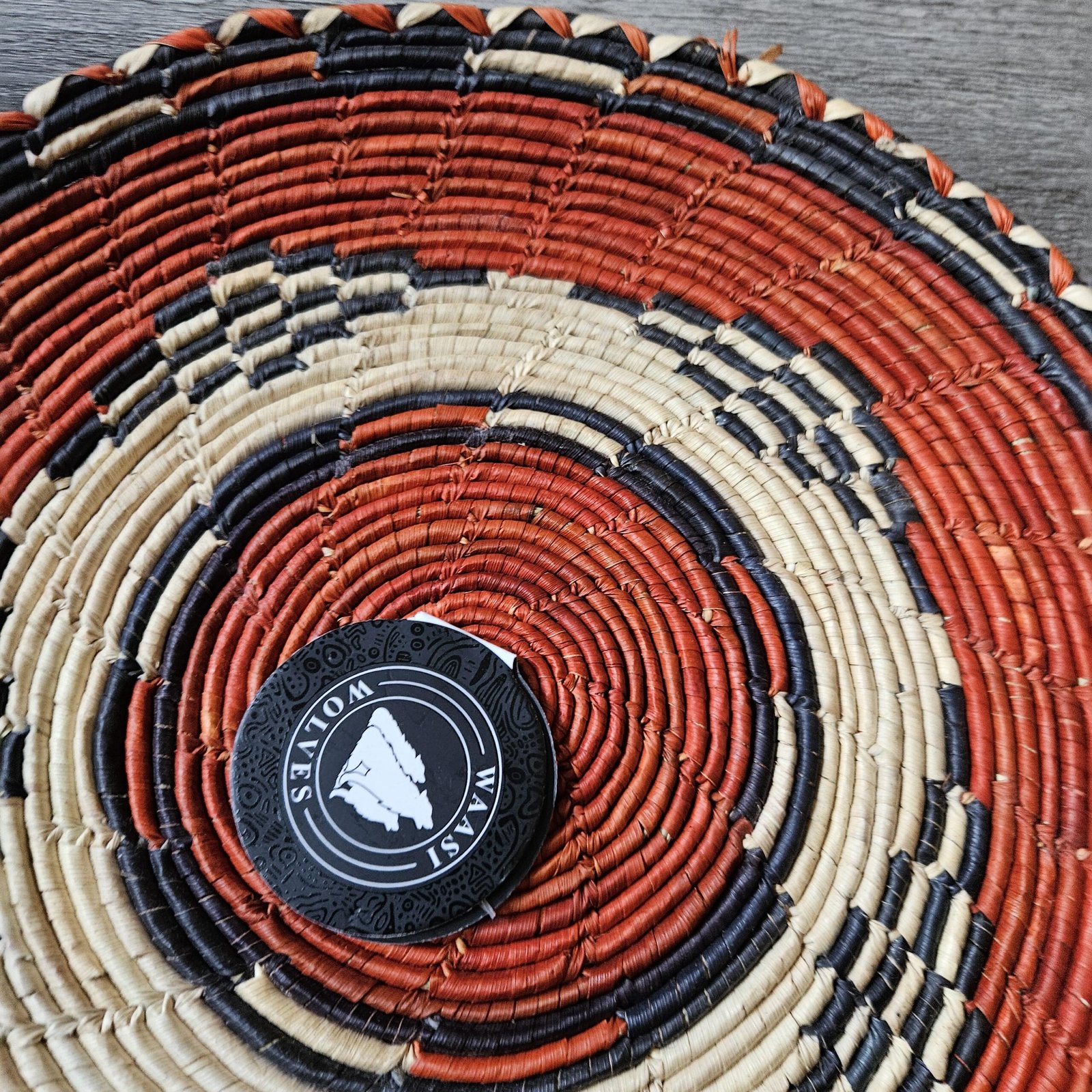 Handwoven Wicker Basket | Boho Table Centerpiece, Wall Decor - Image 6