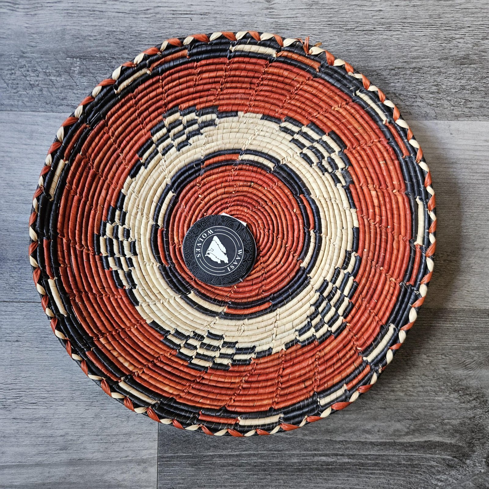 Handwoven Wicker Basket | Boho Table Centerpiece, Wall Decor - Image 7